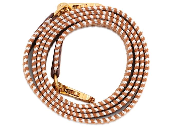 Hermès Hermes Shoulder Strap Bandoulière Sangle Caval Beige Golden Roh - Ansicht 3
