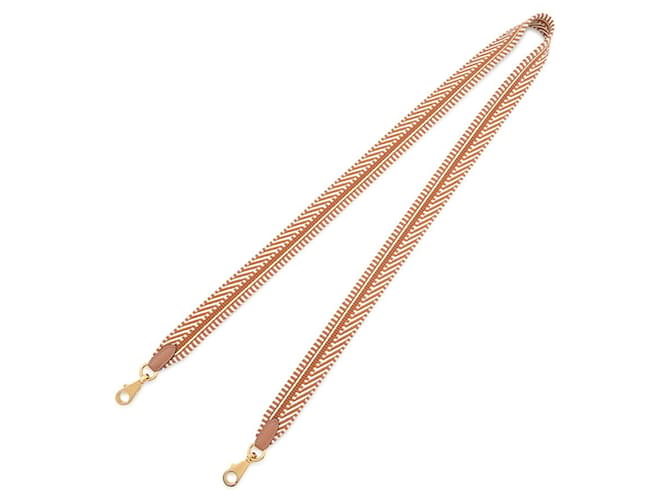 Hermès Hermes Shoulder Strap Bandoulière Sangle Caval Beige Golden Roh - Ansicht 4