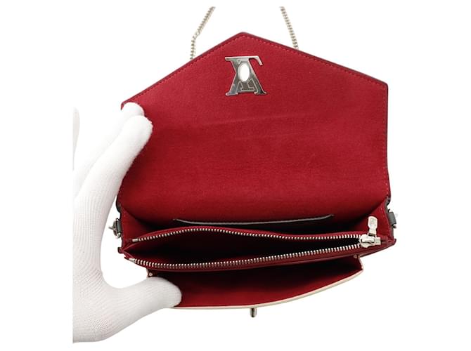 Bolsa de Ombro com Corrente Louis Vuitton Marrom Vermelho Cru Bordeaux - vista 6