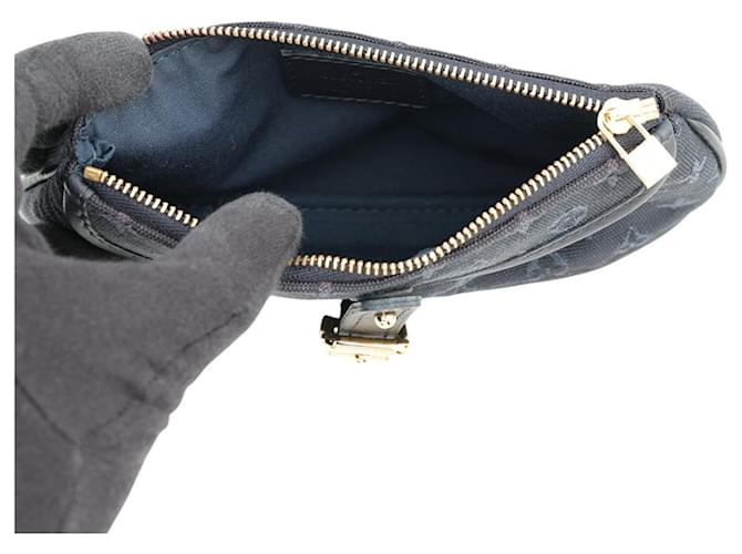 Louis Vuitton Monogram Mini Pouch Blu - vista 4