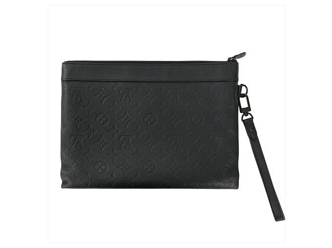 Louis Vuitton Pochette To Go Clutch Bag Nero Monogramma - vista 2