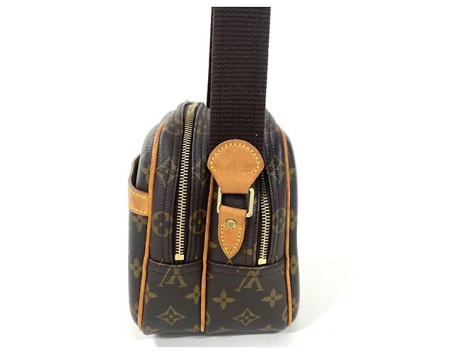 Borsa a tracolla Louis Vuitton Reporter PM Marrone Monogramma - vista 2