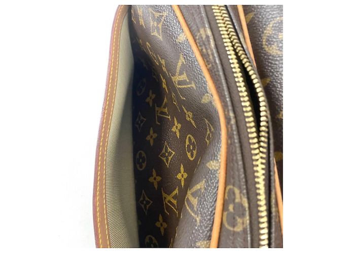 Borsa a tracolla Louis Vuitton Reporter PM Marrone Monogramma - vista 5
