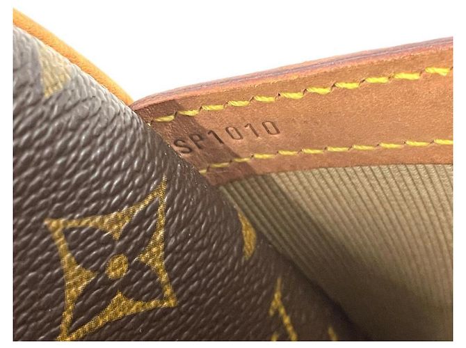Borsa a tracolla Louis Vuitton Reporter PM Marrone Monogramma - vista 8