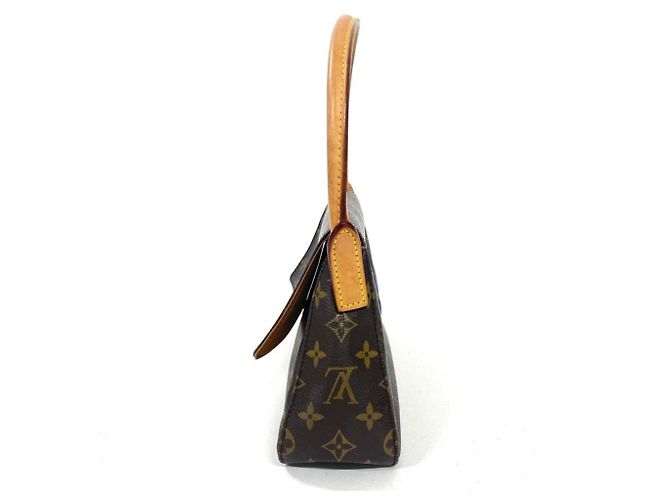 Louis Vuitton Mini Looping Handtasche Braun Monogramm - Ansicht 2
