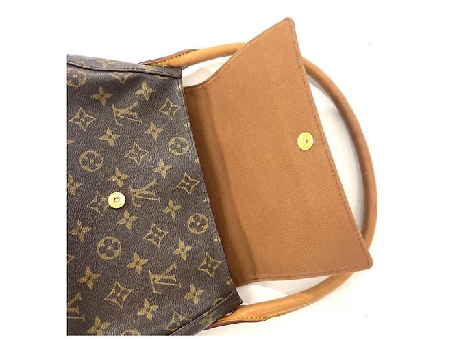 Louis Vuitton Mini Looping Handtasche Braun Monogramm - Ansicht 4