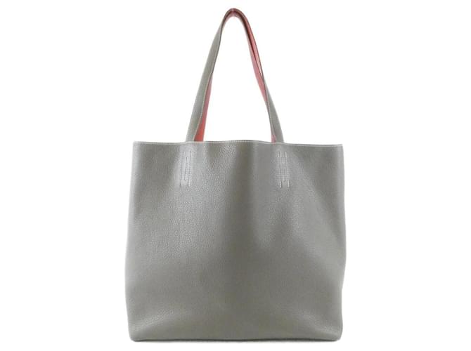 Hermès Borsa Hermes Double Sens Marrone Rosso - vista 2