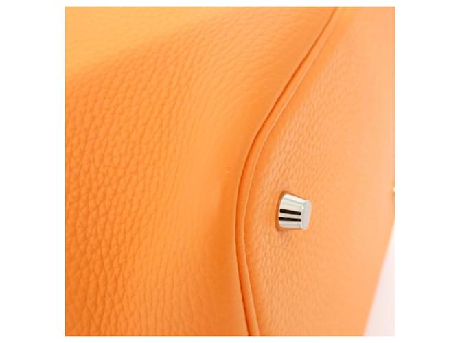 Hermès Borsa Hermes Picotin Lock MM Arancione - vista 2