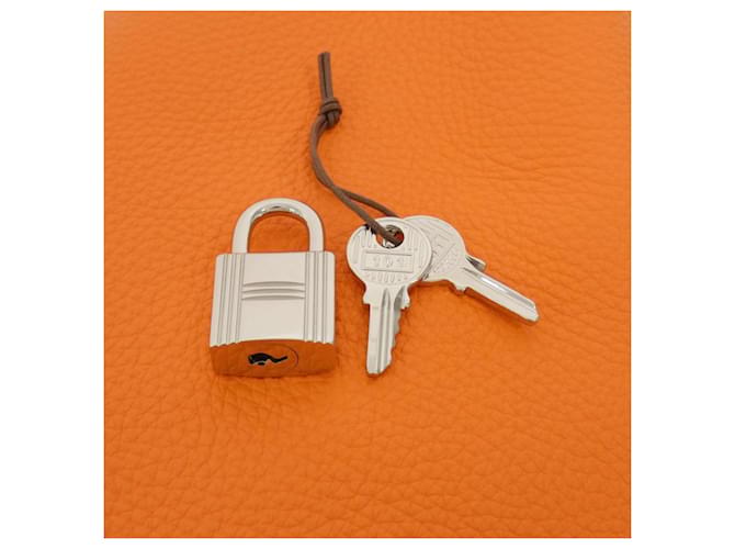 Hermès Borsa Hermes Picotin Lock MM Arancione - vista 4