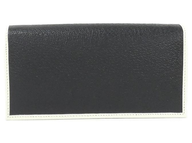 Portafoglio con catena Gucci 621892 UZ3BG Nero Bianco - vista 2