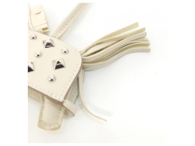 Hermès Rodeo Robeo Lock PM Accessory Bag Charm Beige - vista 7