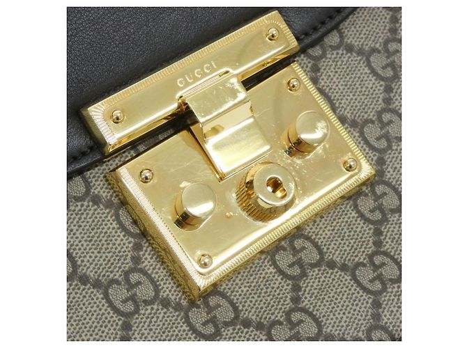 Borsa a tracolla Gucci 779805 K6RIG Nero Beige - vista 7