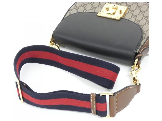 Borsa a tracolla Gucci 779805 K6RIG Nero Beige - vista 8