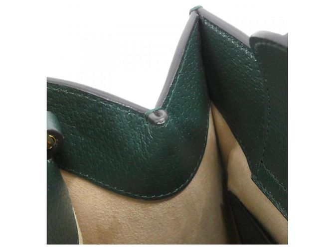 Borsa Gucci Diana in pelle verde - vista 8