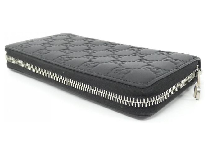 Gucci GG Emblem Long Bi-Fold Wallet Black - view 2