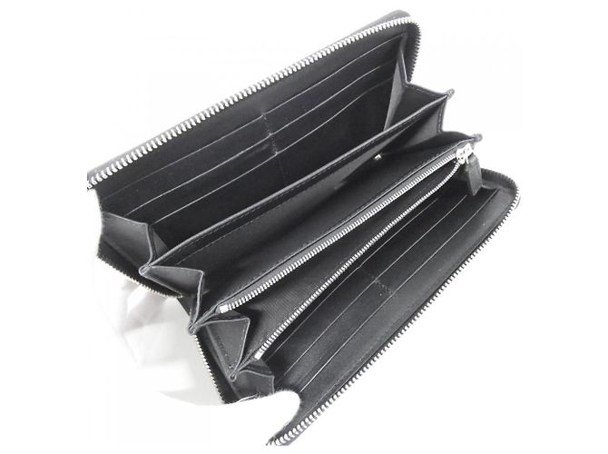 Gucci GG Emblem Long Bi-Fold Wallet Black - view 4