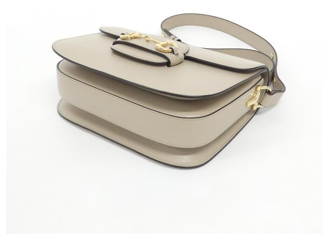 Borsa a tracolla Gucci Horsebit 1955 Beige - Ansicht 3
