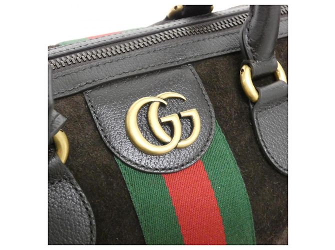 Borsa Boston Gucci SAVOY Marrone scuro - vista 6