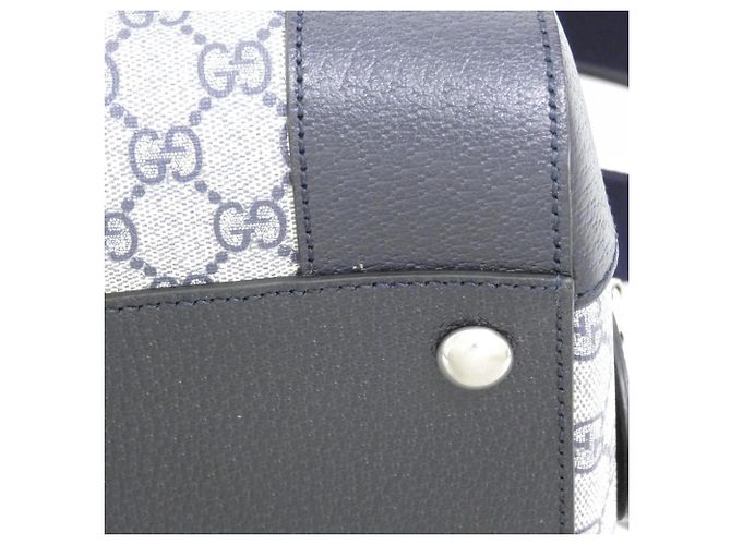 Borsa Boston Gucci SAVOY Blu Beige - vista 3