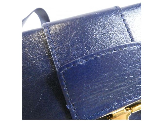 Borsa a tracolla Christian Dior 30 Montaigne Blu - vista 5