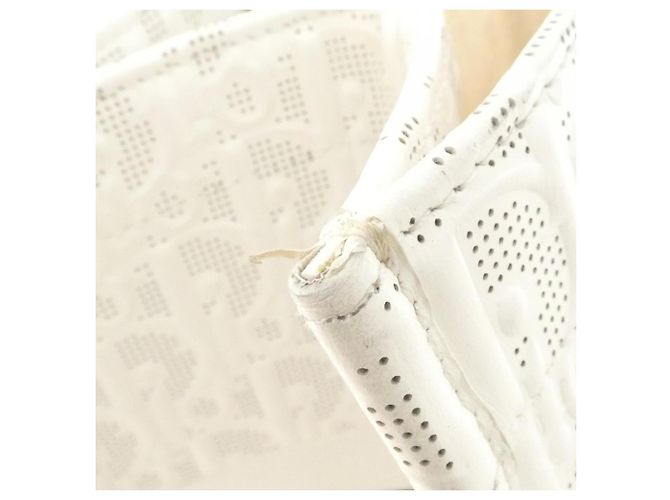 Borsa Christian Dior Book Tote Medium Bianco Blu navy - vista 5