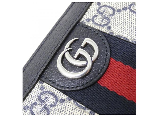 Cartera bi-fold Gucci Ophidia Azul Beige - vista 4