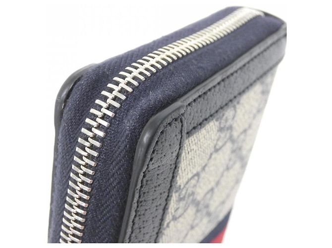 Cartera bi-fold Gucci Ophidia Azul Beige - vista 5