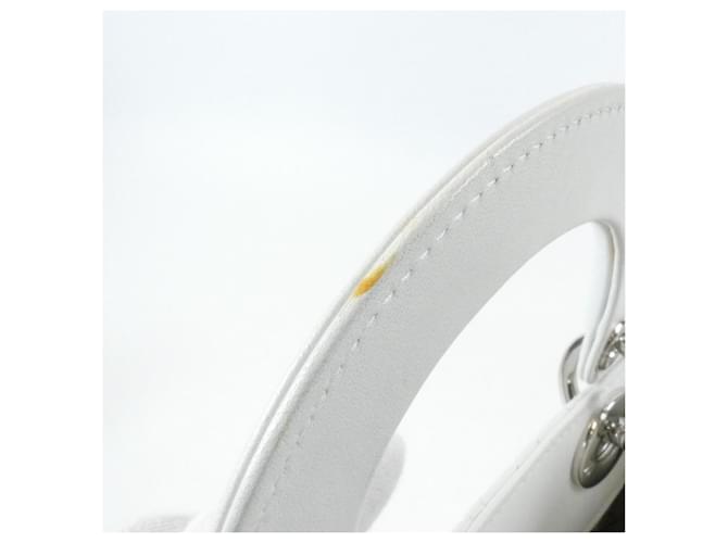 Borsa Christian Dior Lady Mini Bianco - vista 6