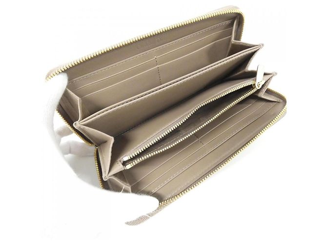 Cartera bi-fold Christian Dior Lady Voyageur Castaño - vista 5