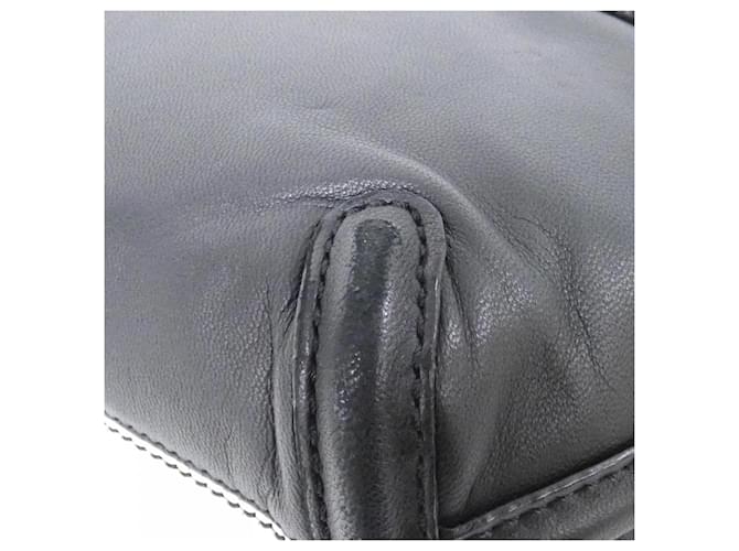 Borsa Loewe in pelle nera e bianca Nero Bianco - vista 3