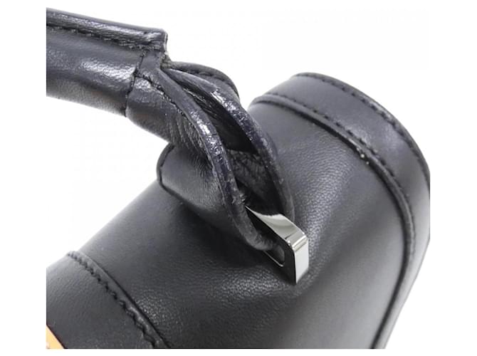 Borsa Loewe in pelle nera e bianca Nero Bianco - vista 6
