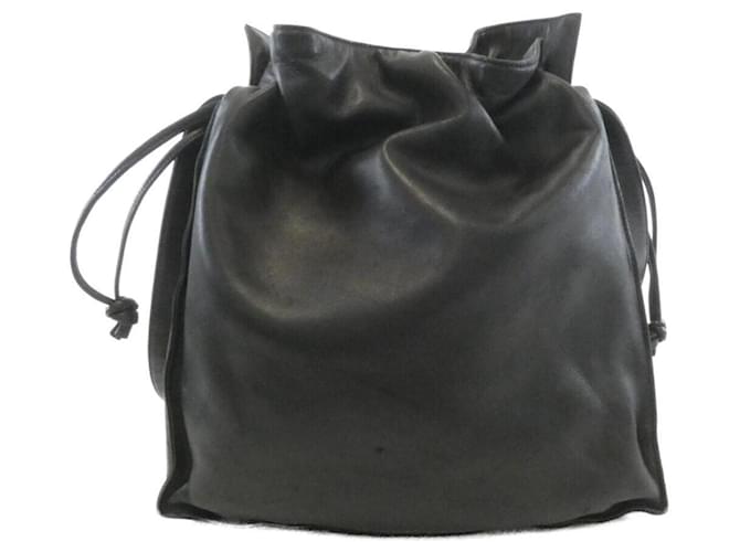 Borsa Loewe Flamenco Nero - vista 2