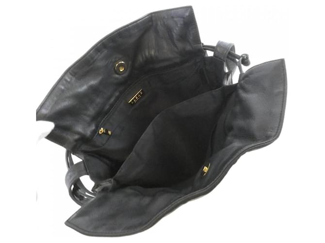 Borsa Loewe Flamenco Nero - vista 8