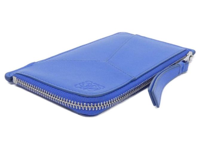 Tarjetero y monedero largo Loewe Puzzle Azul - vista 3