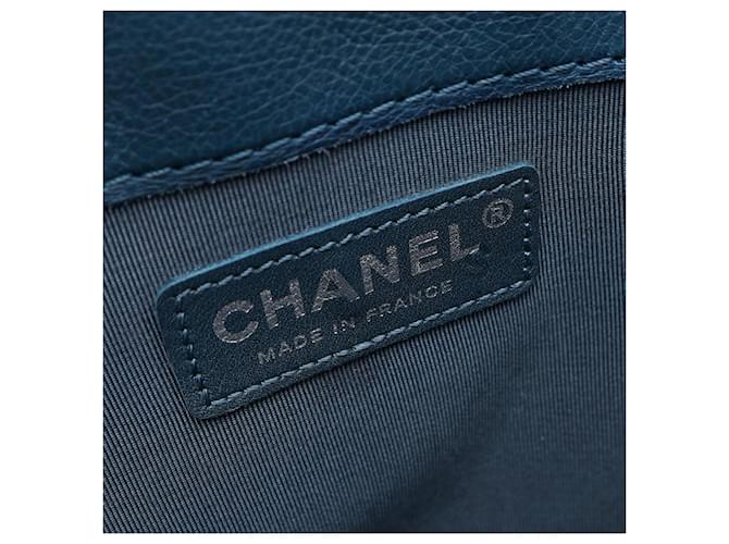 Borsa a tracolla Chanel Boy Verde - vista 5