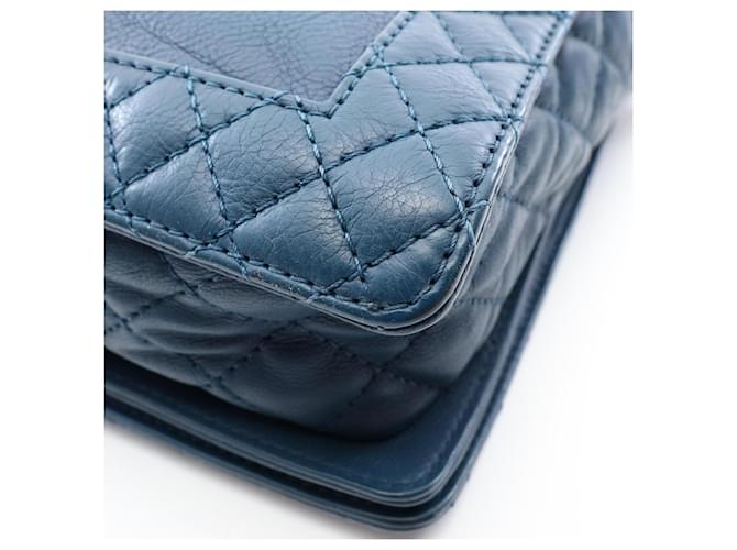 Borsa a tracolla Chanel Boy Verde - vista 8