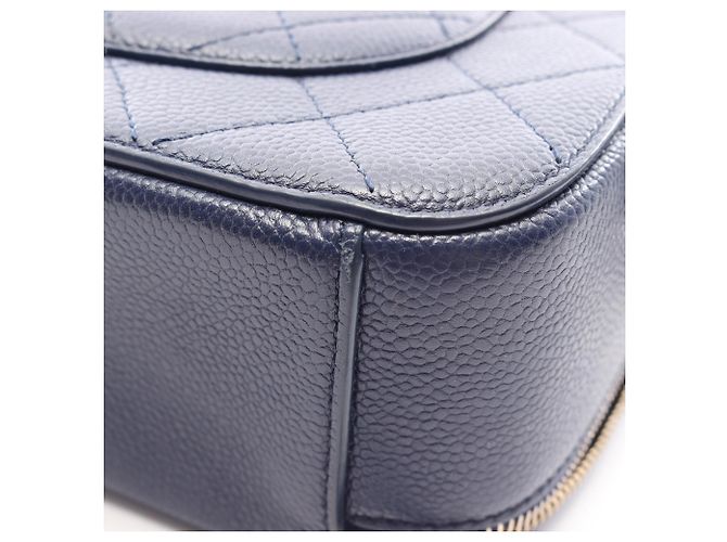 Borsa a tracolla 2-Way Chanel Matelassé Blu - vista 12