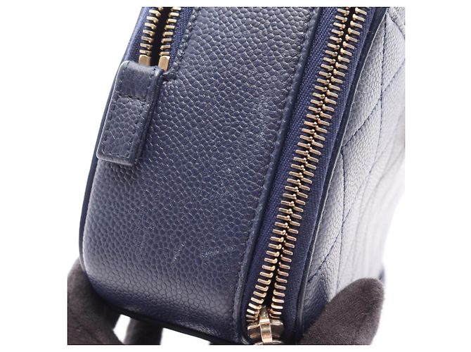 Borsa a tracolla 2-Way Chanel Matelassé Blu - vista 13