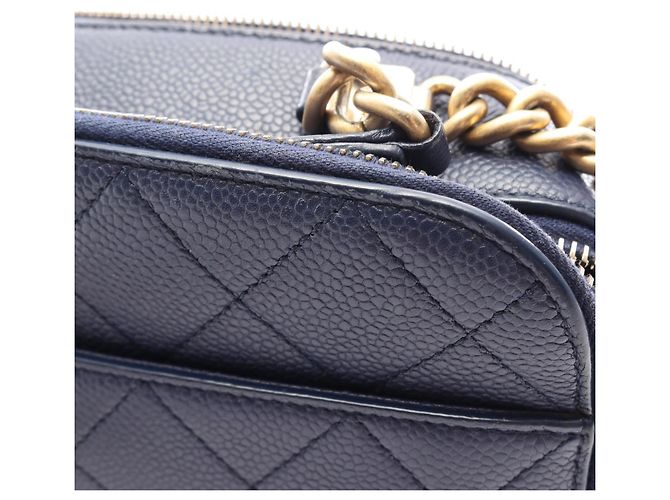 Borsa a tracolla 2-Way Chanel Matelassé Blu - vista 14
