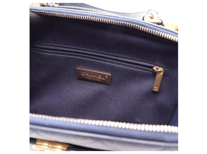 Borsa a tracolla 2-Way Chanel Matelassé Blu - vista 8