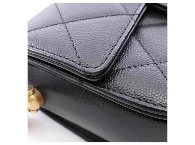 Timeless Borsa Chanel Matelassé Black Nero - vista 7