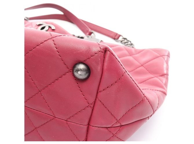 Chanel Matelassé 2-Way Tote Bag Pink - Ansicht 10