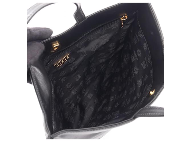 Borsa Tote Loewe Anagram Nero - vista 3