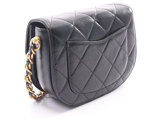 Borsa a tracolla Chanel Matelassé Nero - vista 2
