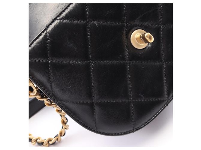 Borsa a tracolla Chanel Matelassé Nero - vista 7