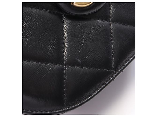 Borsa a tracolla Chanel Matelassé Nero - vista 9