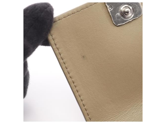 Cartera Loewe Anagram Trifold Beige - vista 6