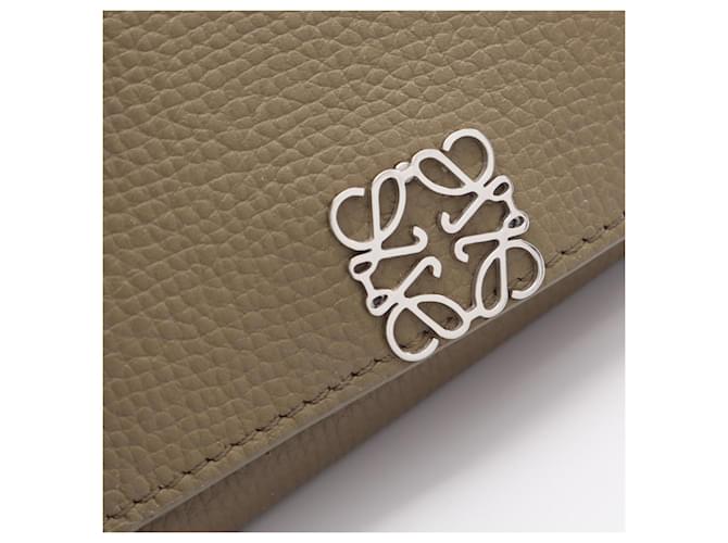 Cartera Loewe Anagram Trifold Beige - vista 9