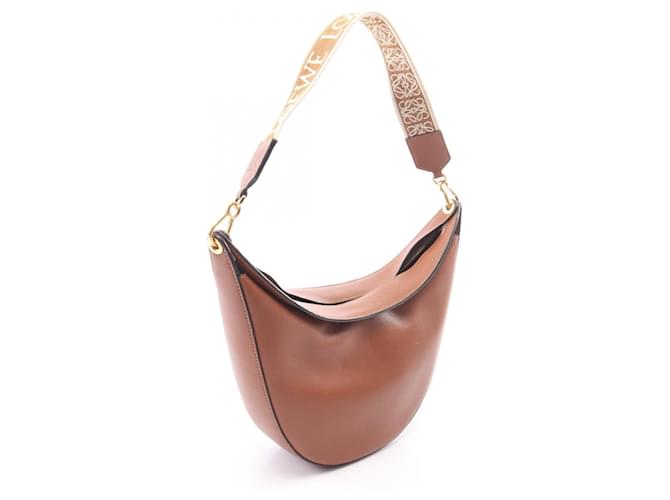 Borsa a tracolla Loewe Luna Marrone - vista 2