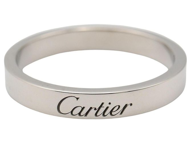 Cartier C de Ring aus Platin Silber - Ansicht 2